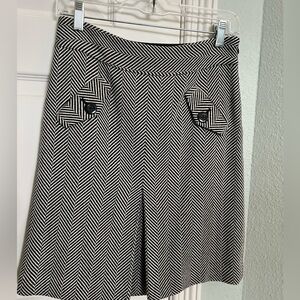 Banana Republic Herringbone Pattern Pencil Skirt